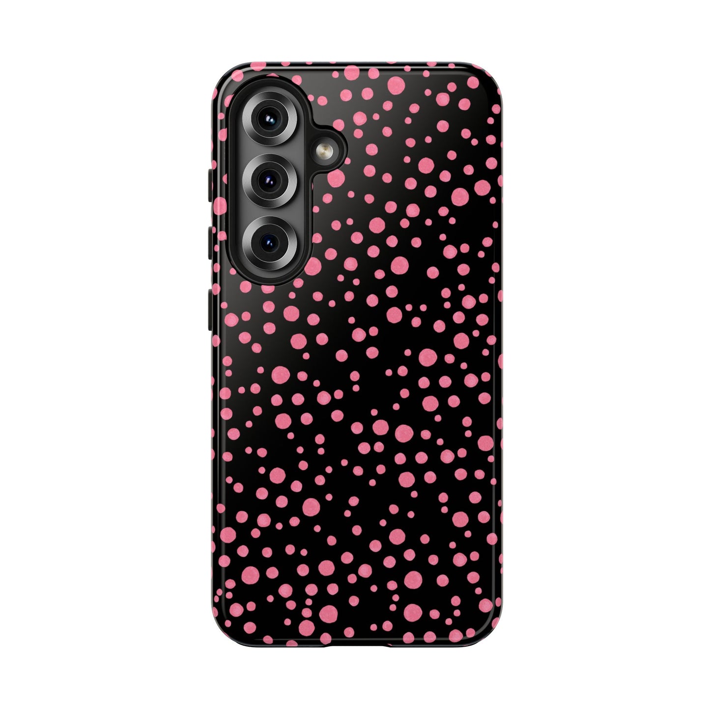 Balloon Dots Black / Pink Phone Case