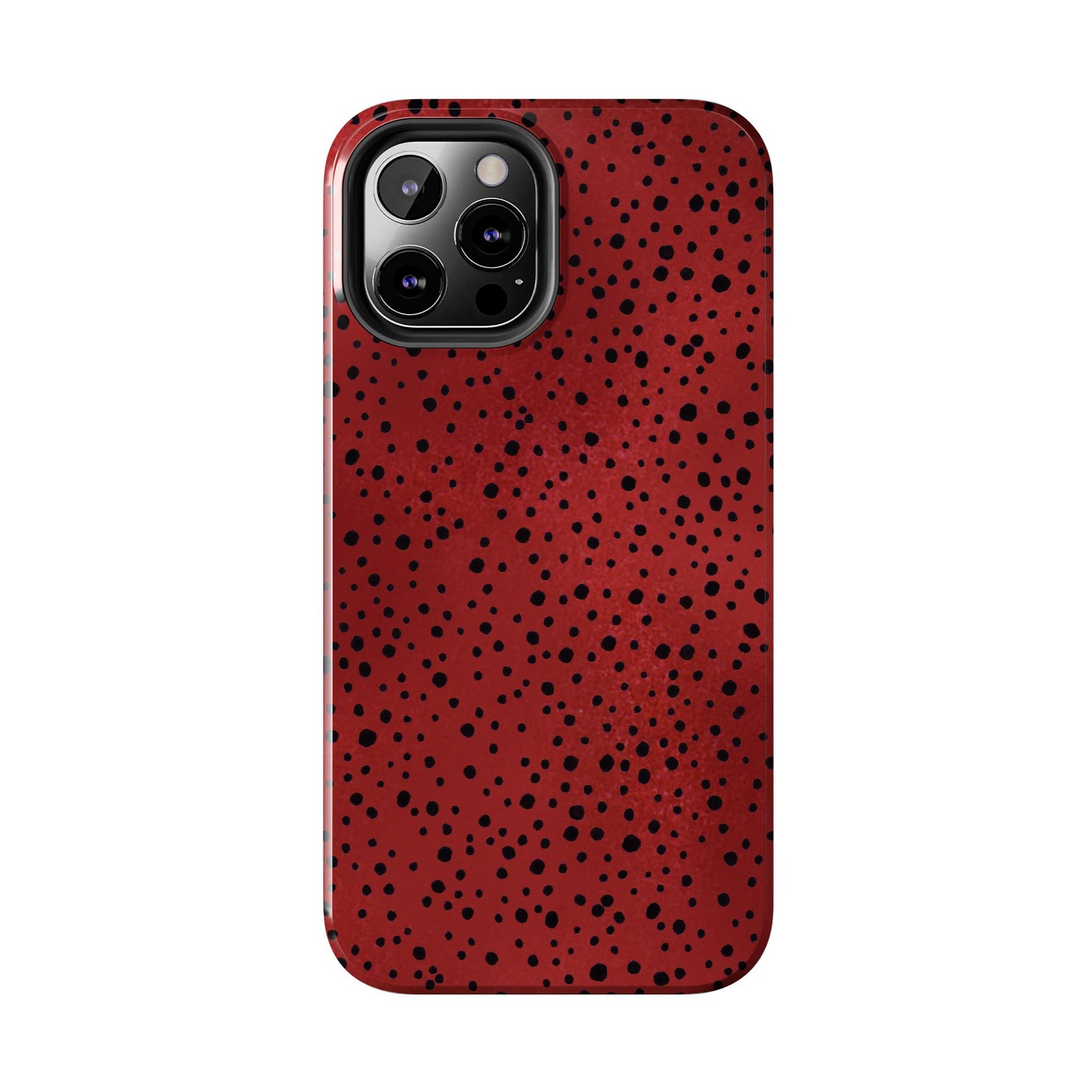 Pepper Dots Red / Black Phone Case