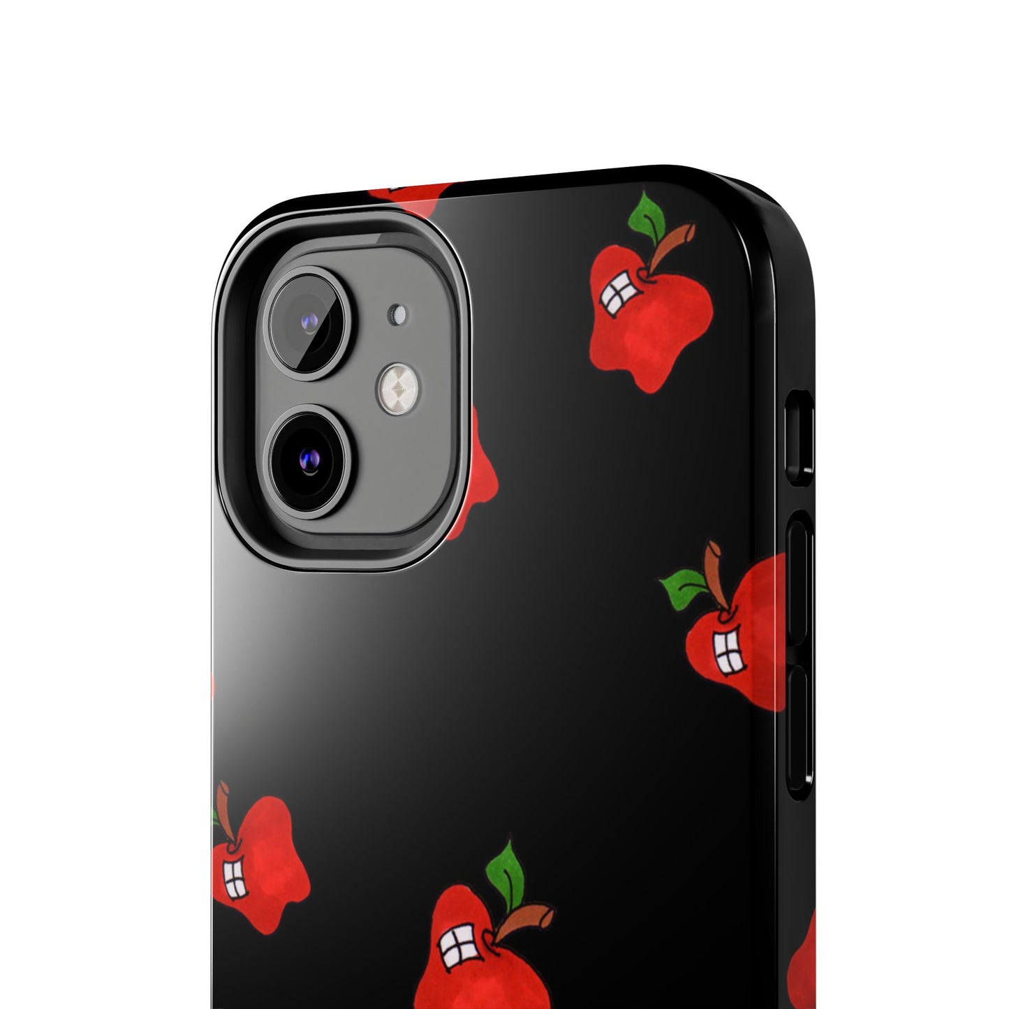 Flying Apples Black Phone Case