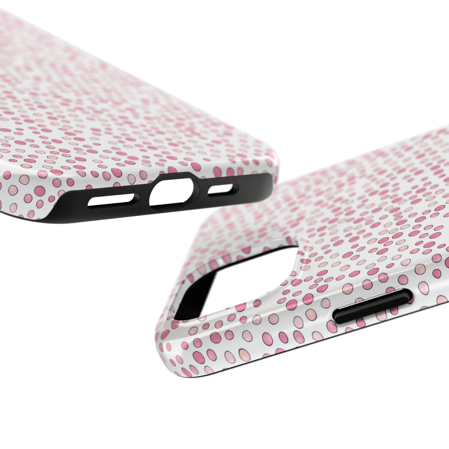Water Spot Pink / White Phone Case