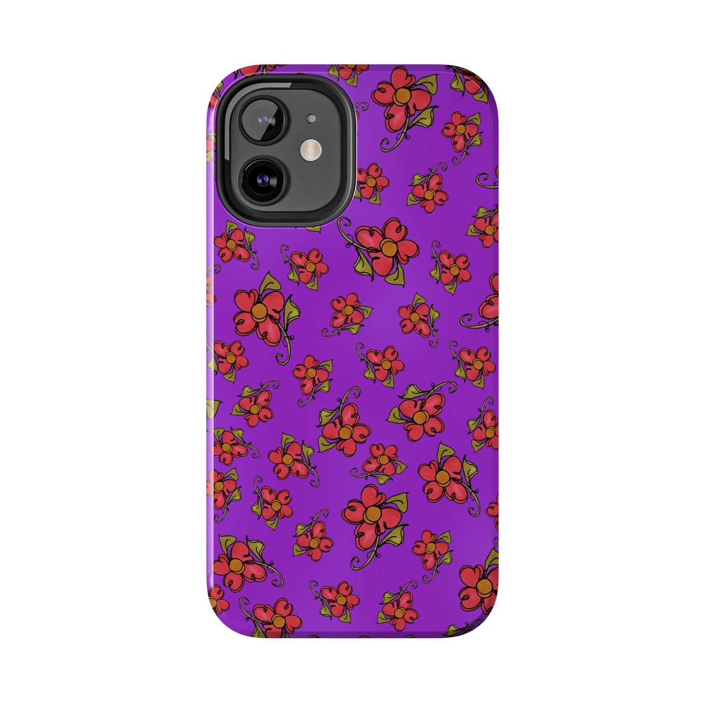 Daisy Caper Purple Phone Case