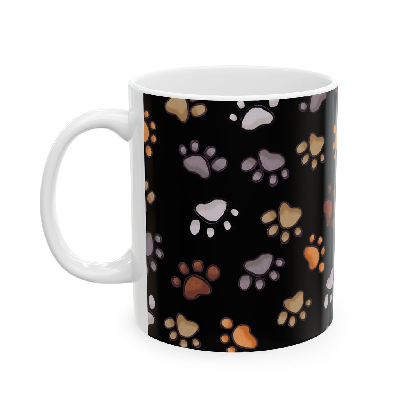 Puppy Paws Black Cup