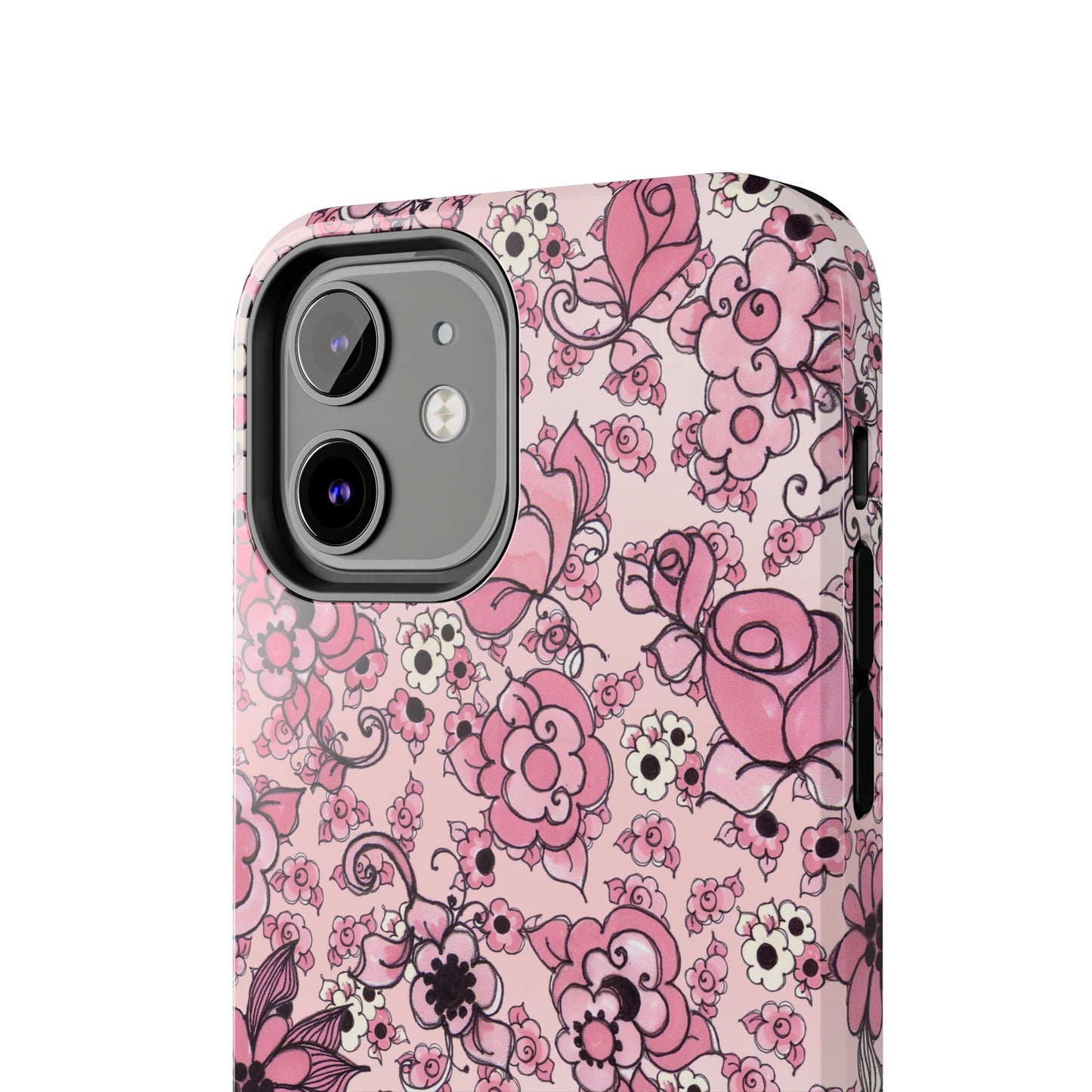 Profuse Posies Pink Phone Case