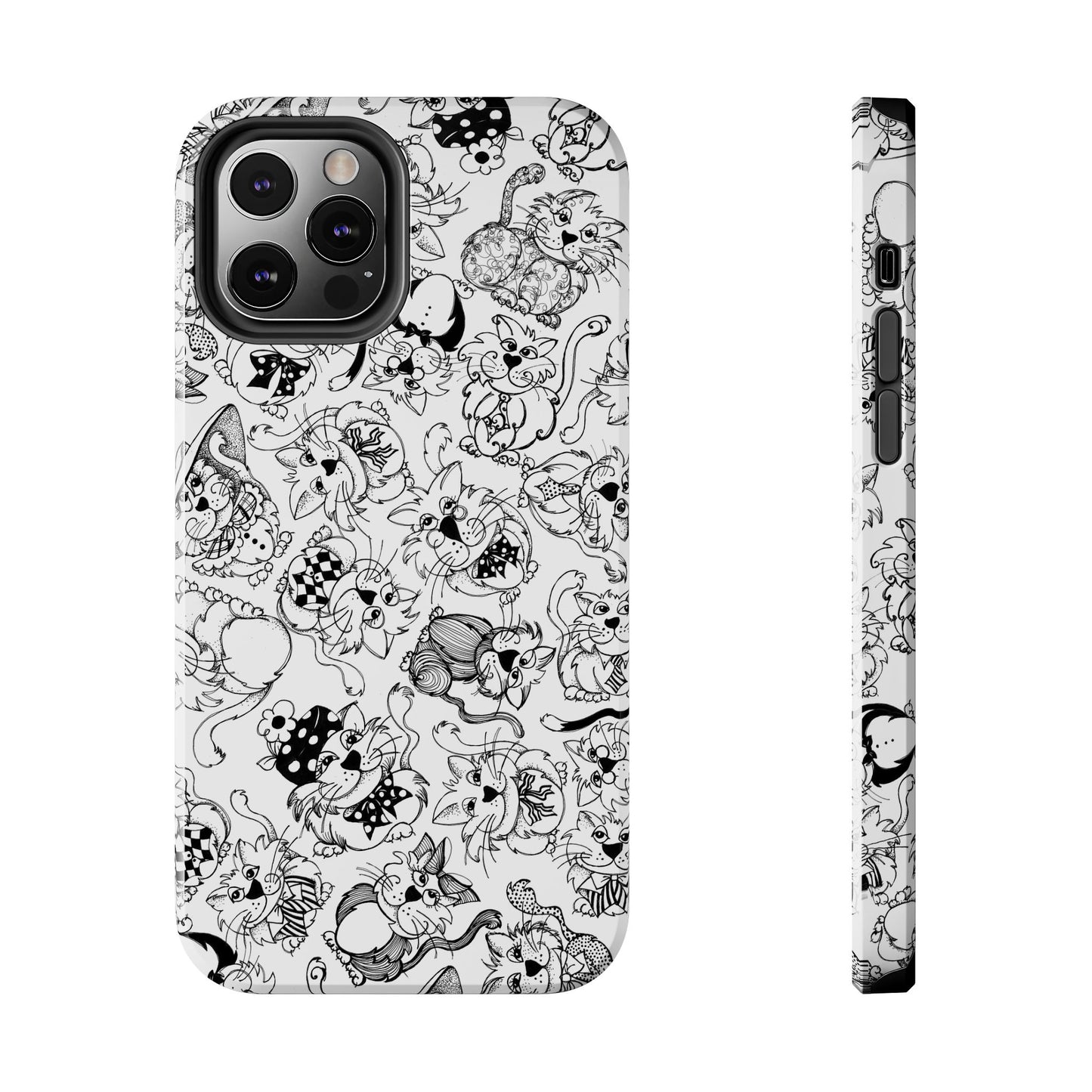 So Kitties Tossed White Phone Case
