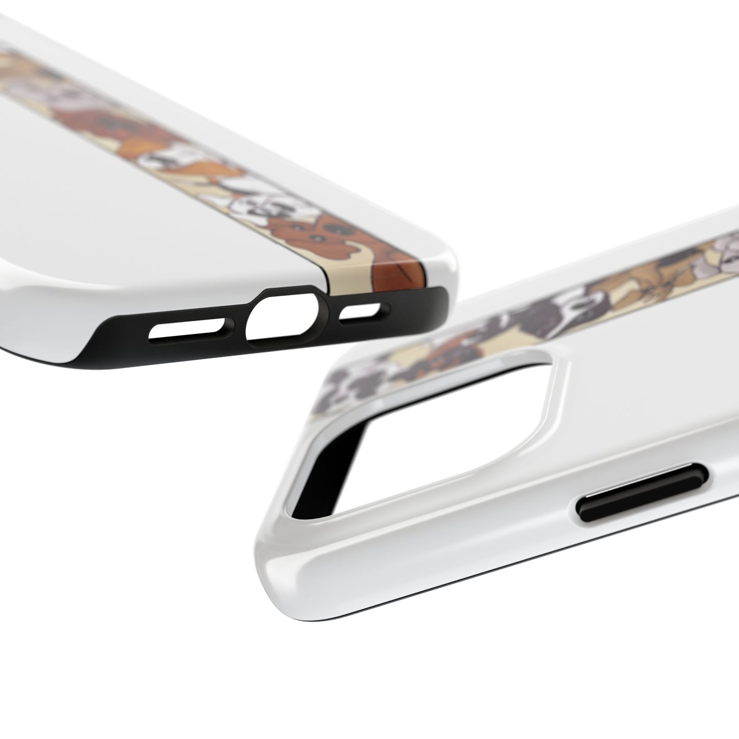 Doggie Delight Border Phone Case