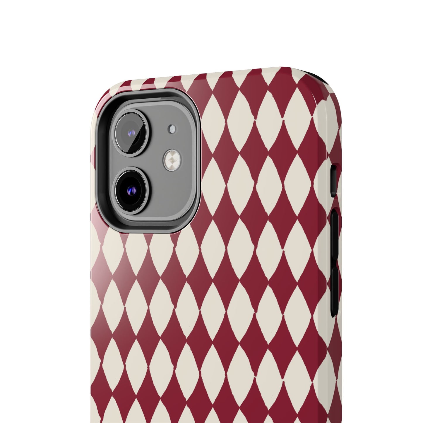 Diamond Ivory / Red Phone Case