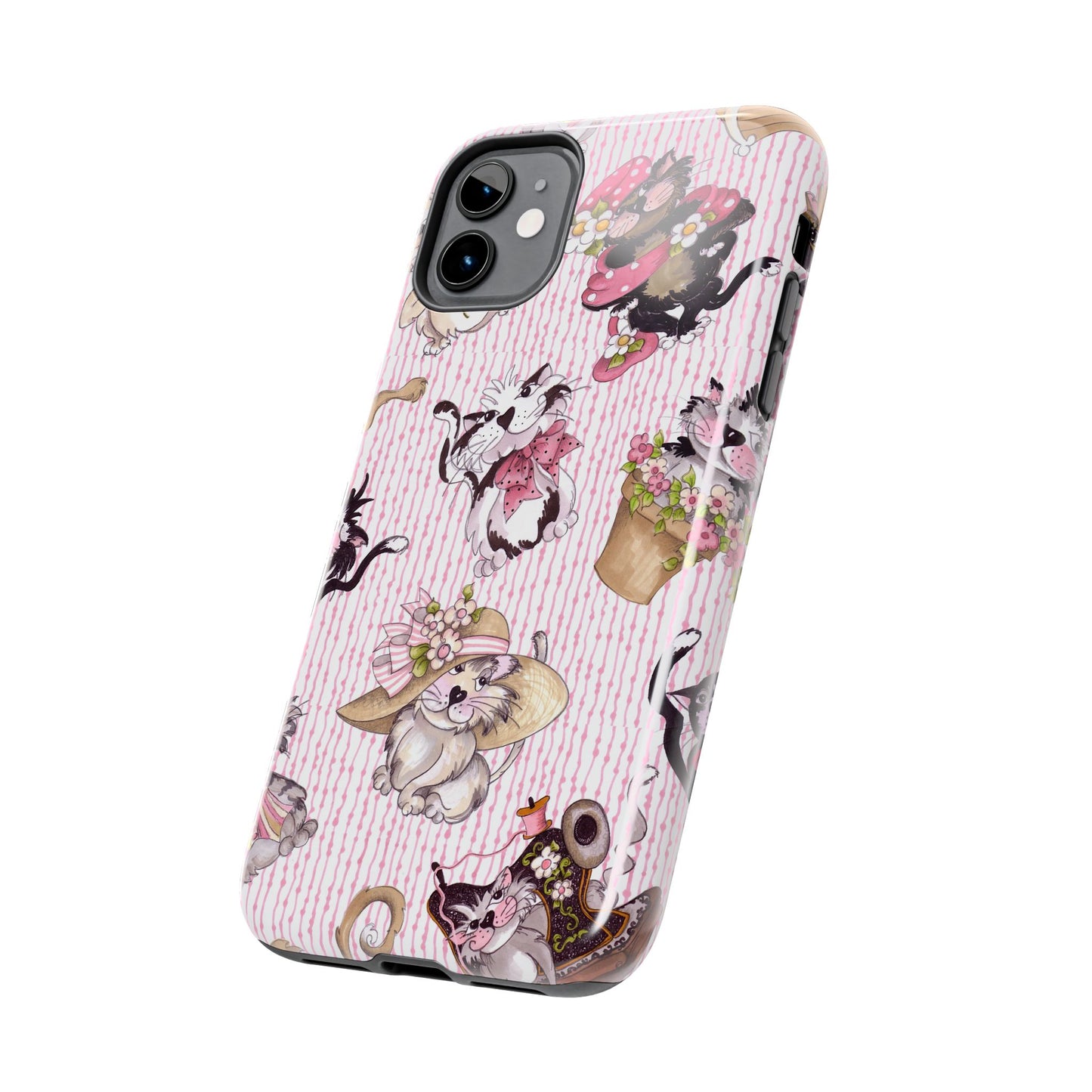 Fancy Cats Pink Phone Case