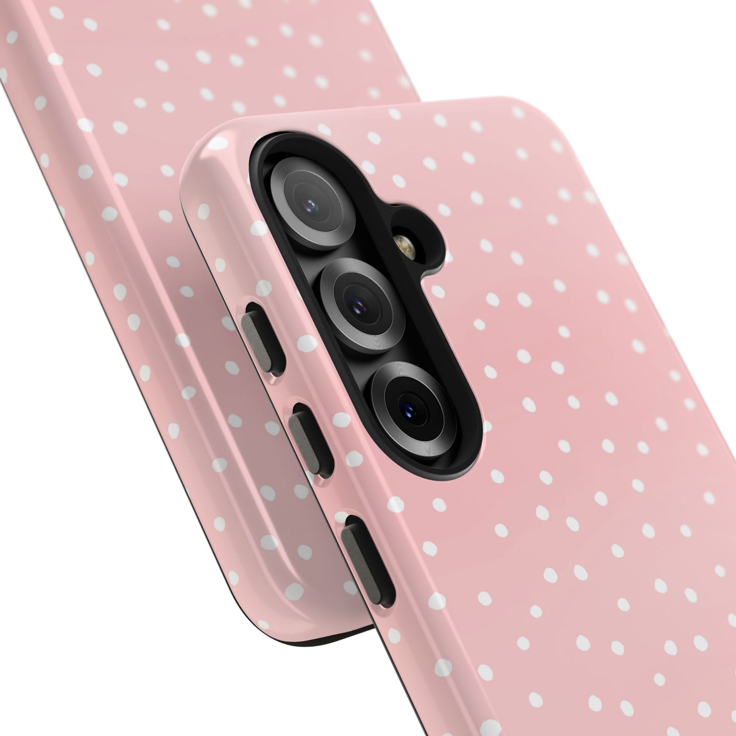 Little Dots Pink / White Phone Case