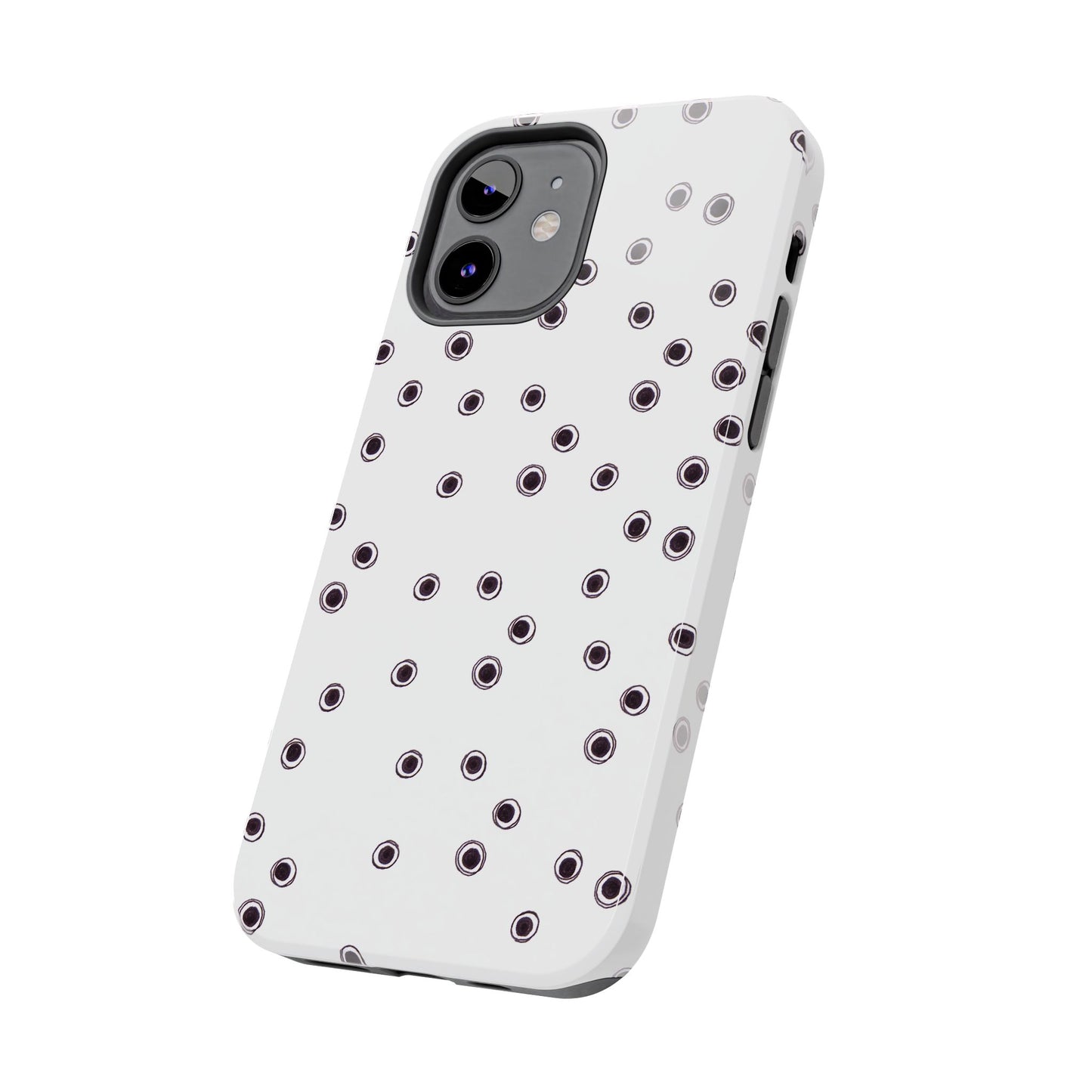 Halo Dots White Phone Case
