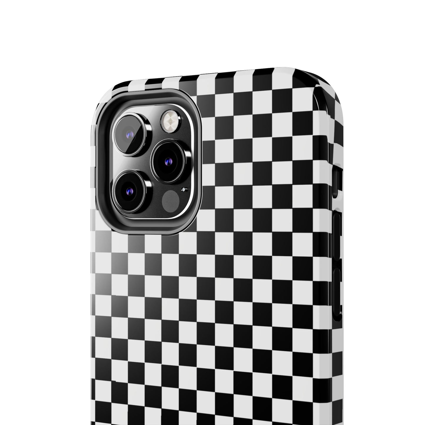 Checkerboard Black / White Phone Case