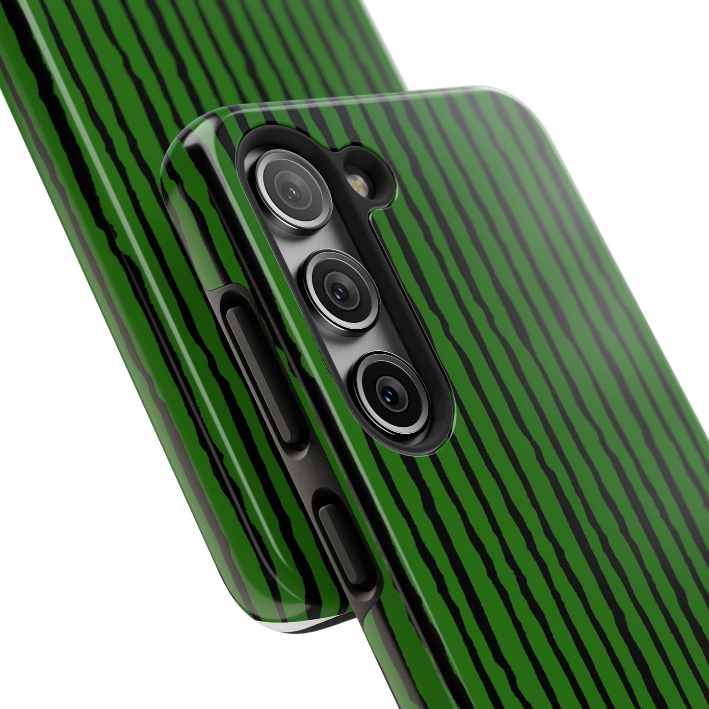 Sorta Stripe Green / Black Phone Case