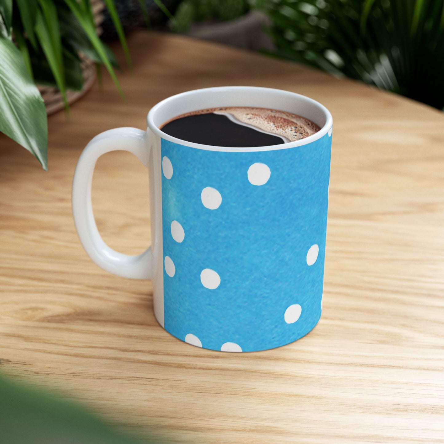 Plump Dots Turquoise Cup
