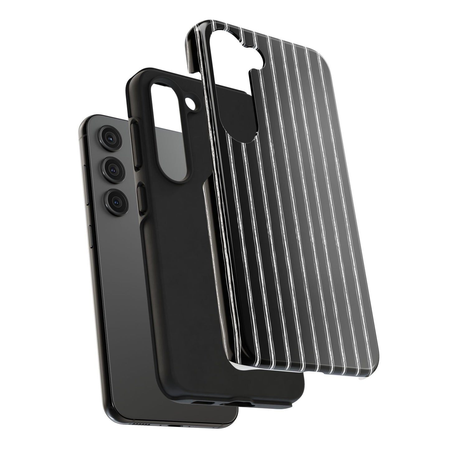 Napkin Stripe Black / White Phone Case