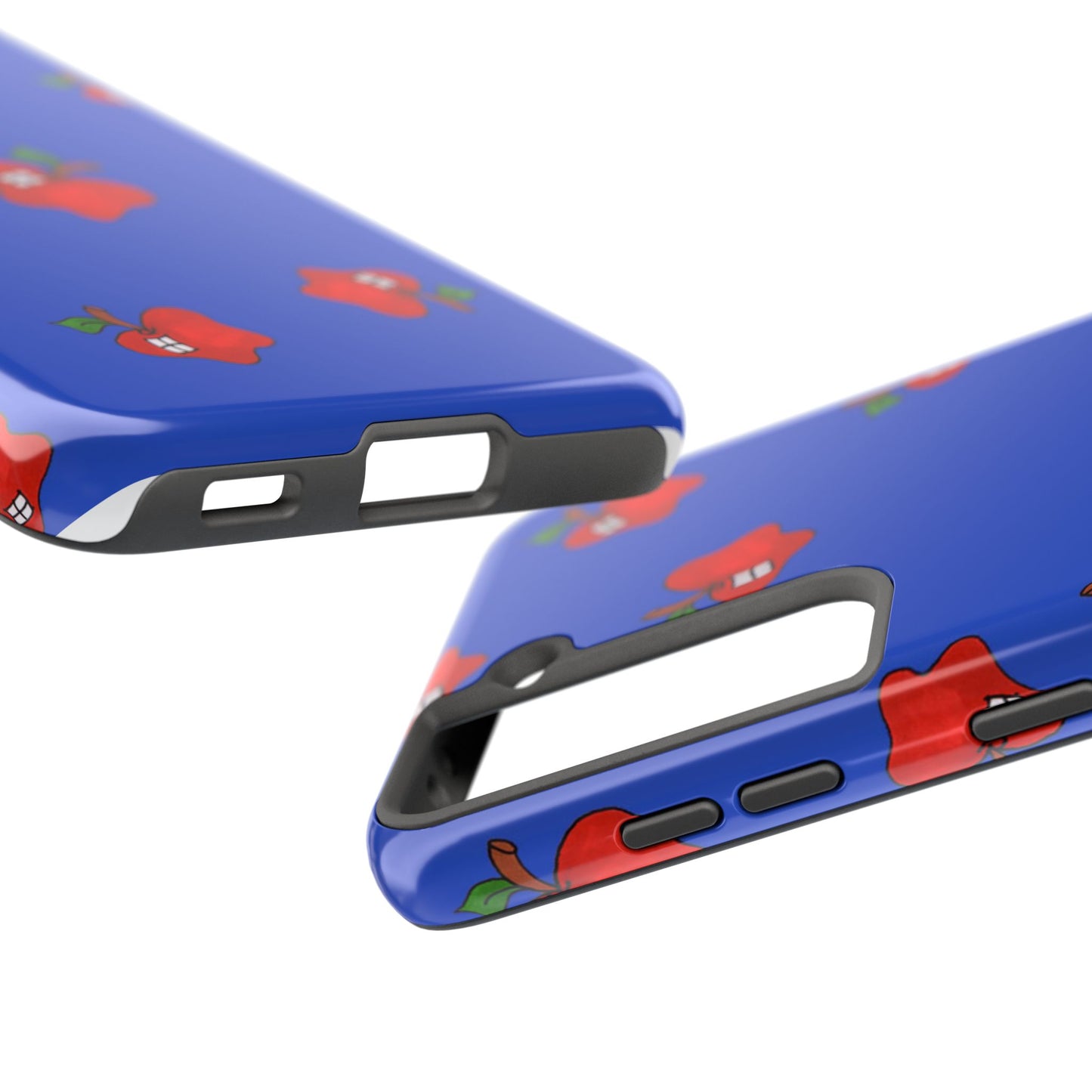 Flying Apples Blue Phone Case