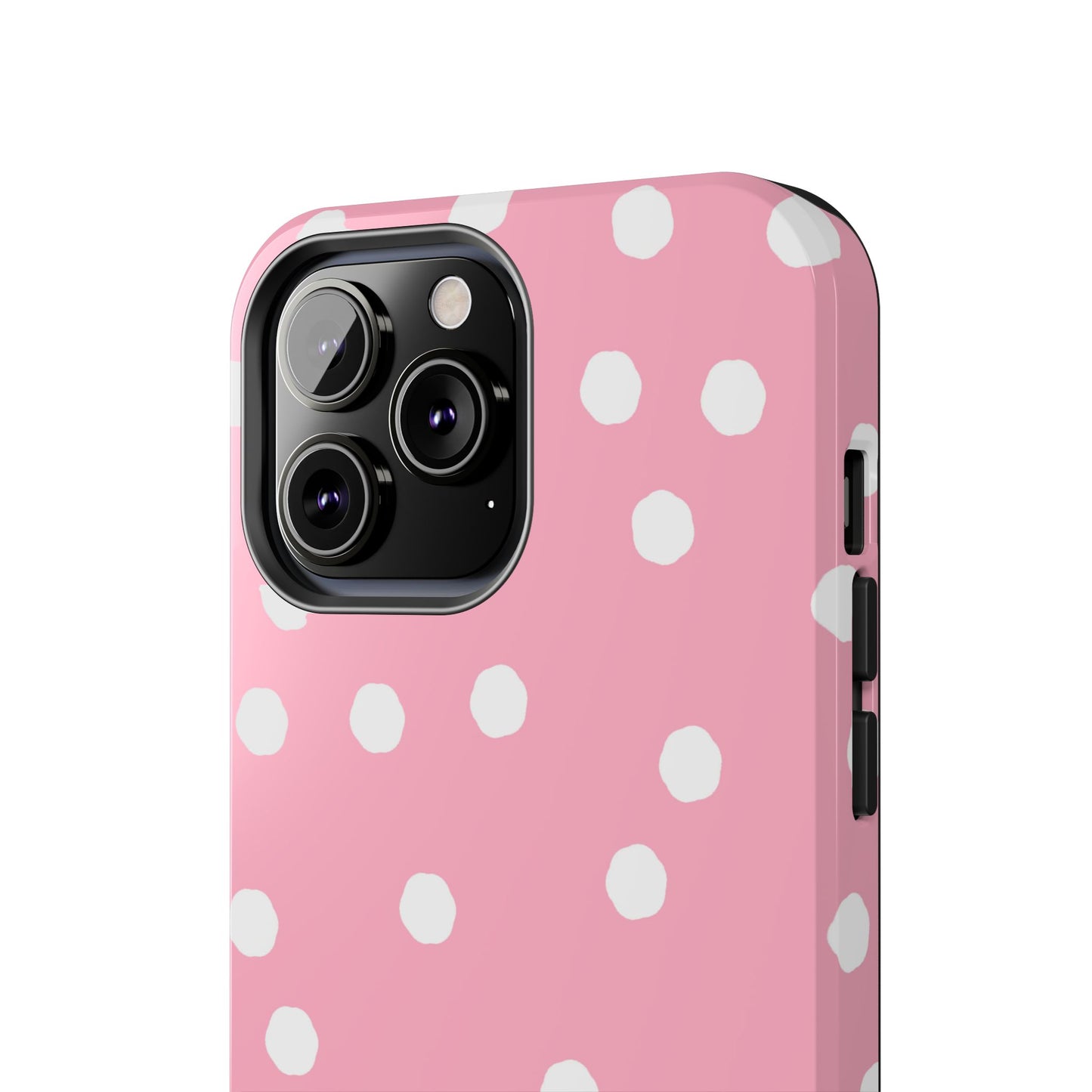 Jumbo Dots Pink / White Phone Case