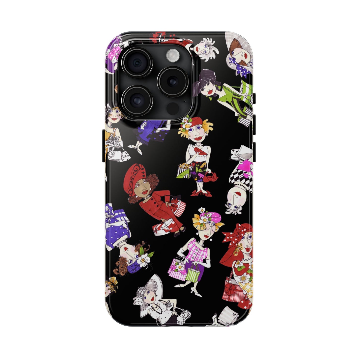 Gone Shopping Tossed Black Phone Case