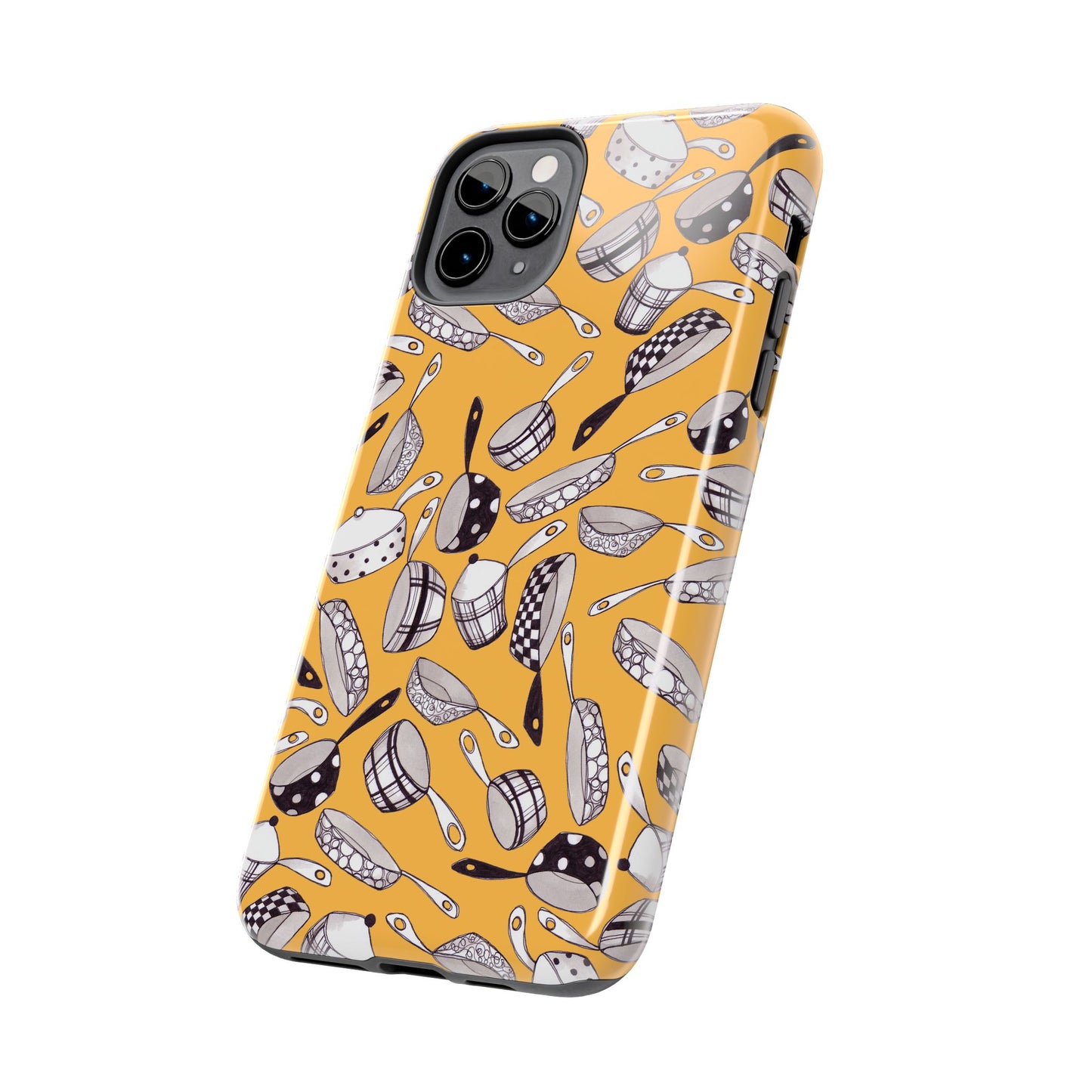 Pots & Pans Flyin' Yellow Phone Case