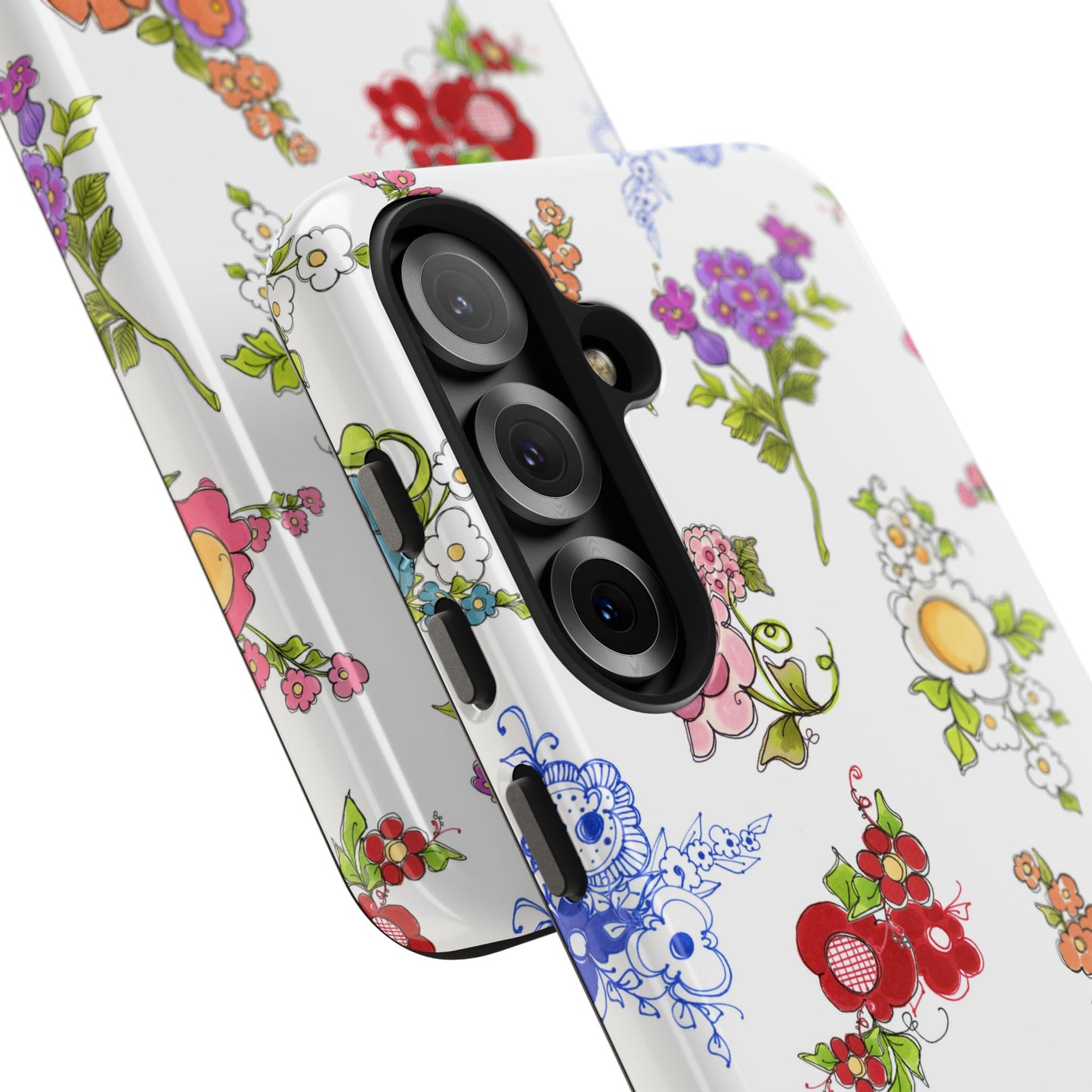 Mixed Bouquets White Phone Case