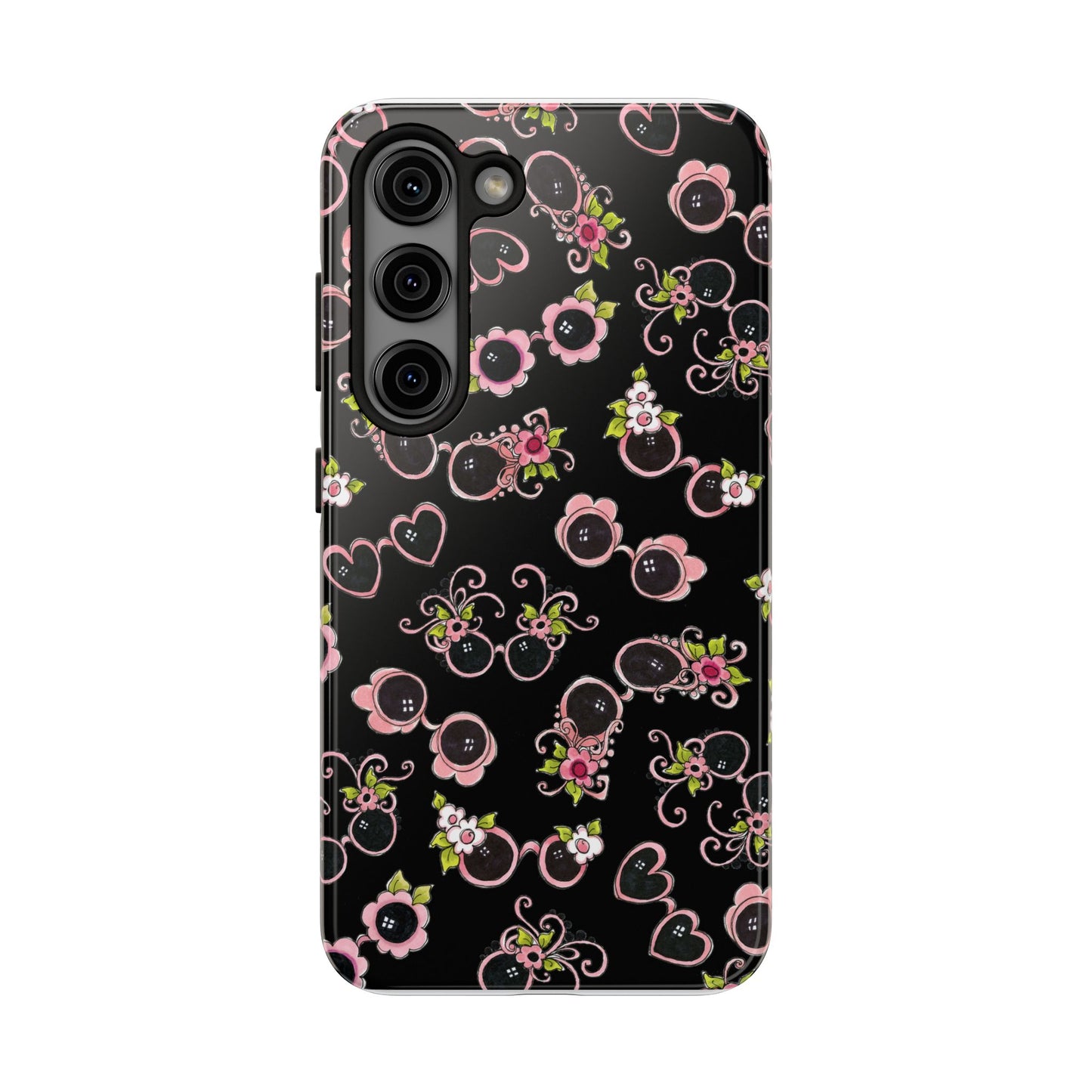 Tossed Shades Black Phone Case