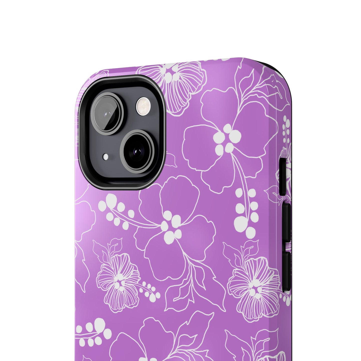 Lacey Hibiscus Orchid Phone Case