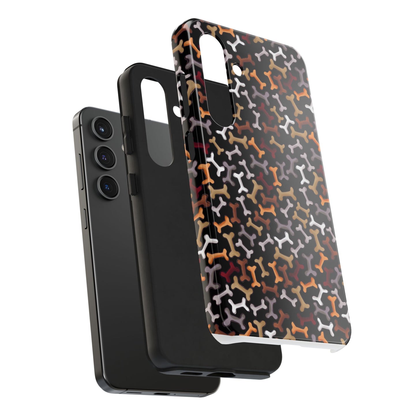 Dog Bones Black Phone Case
