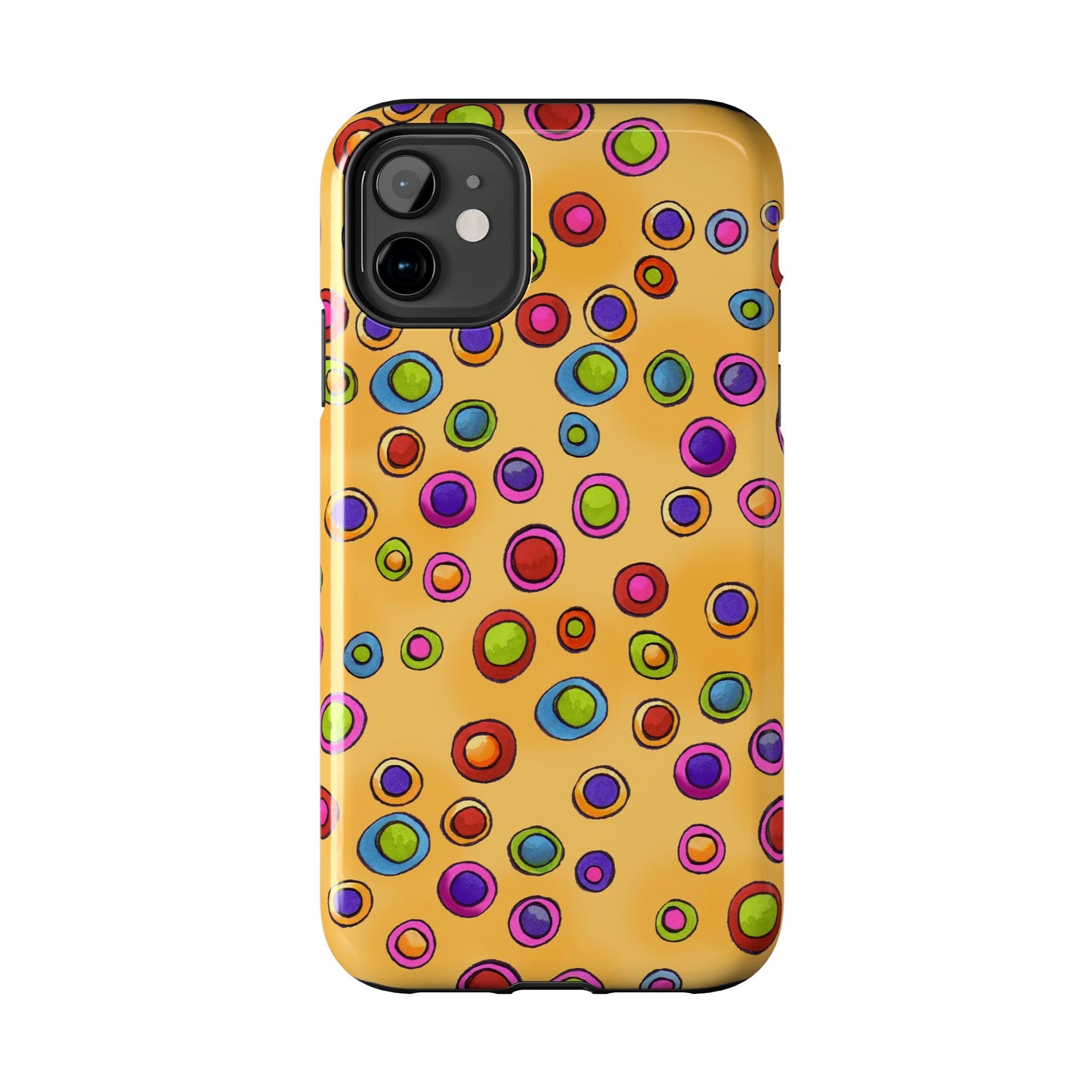Dopey Dots Yellow Phone Case