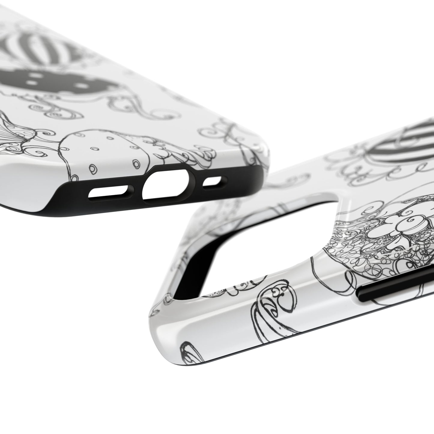 Bistro Chairs White Phone Case