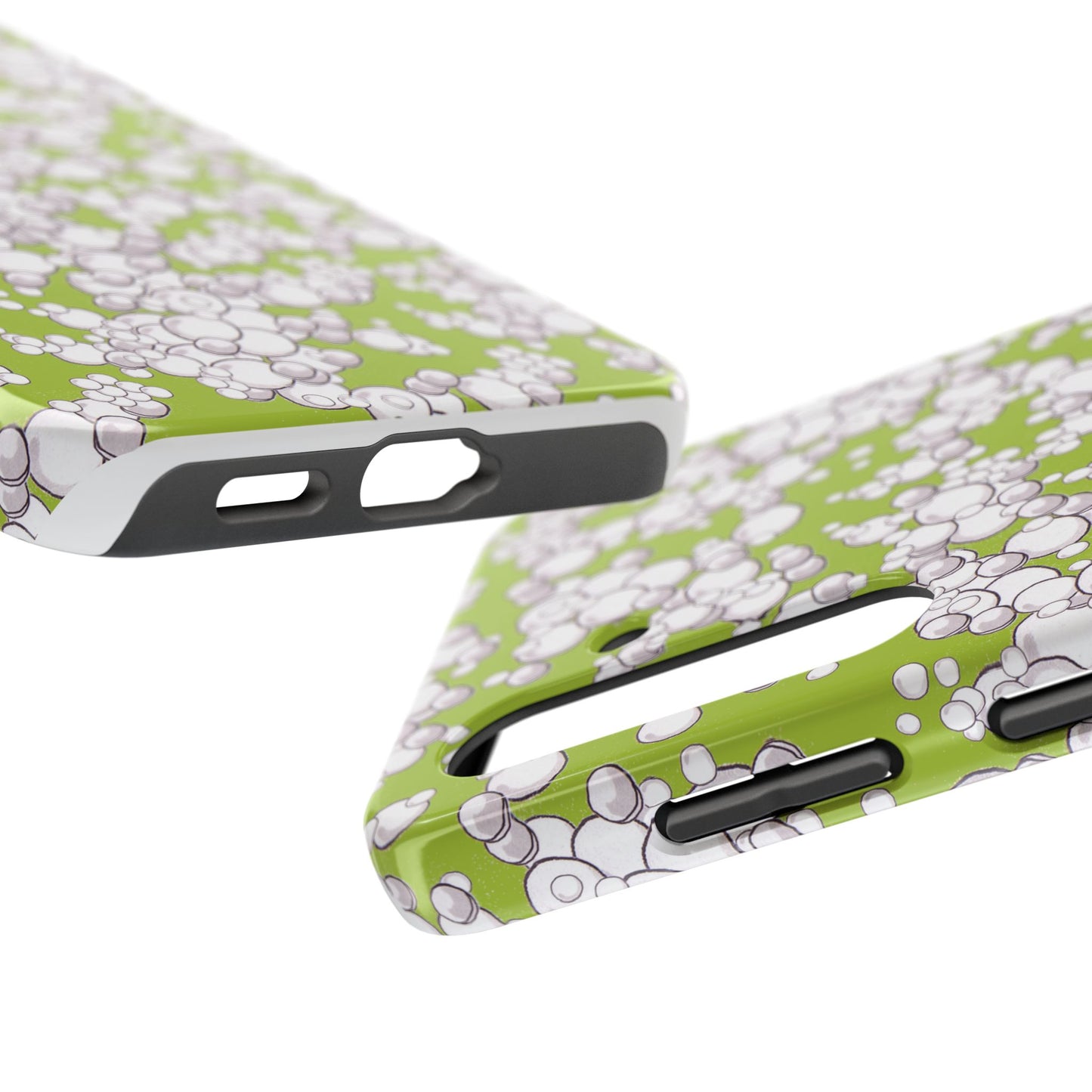 Bubble Dots Green Phone Case