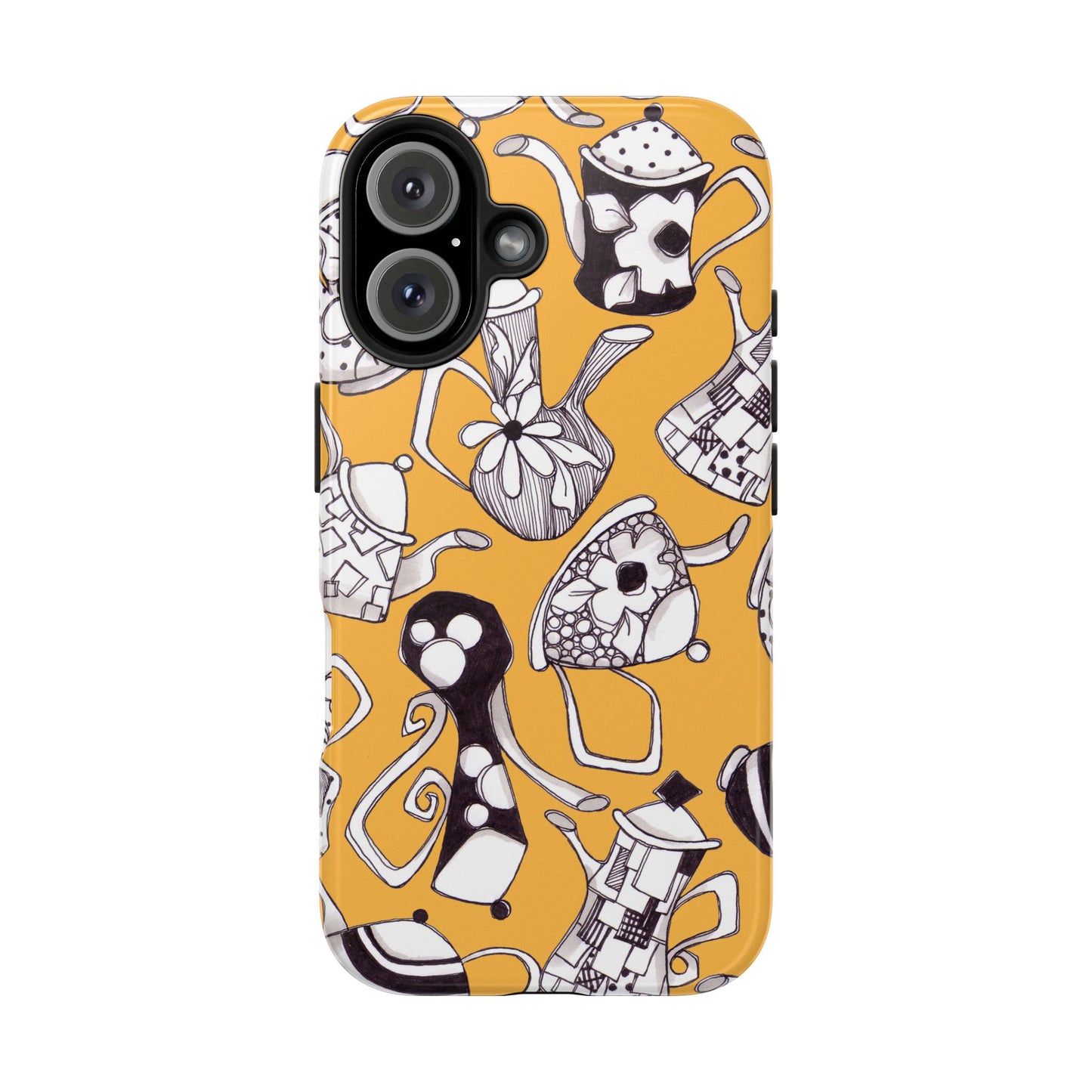 Fancy Pots Yellow Phone Case