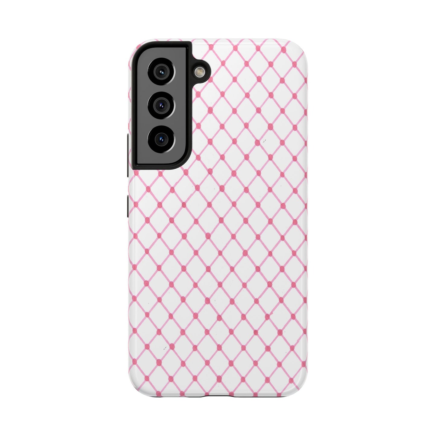 Diamond White / Pink Phone Case