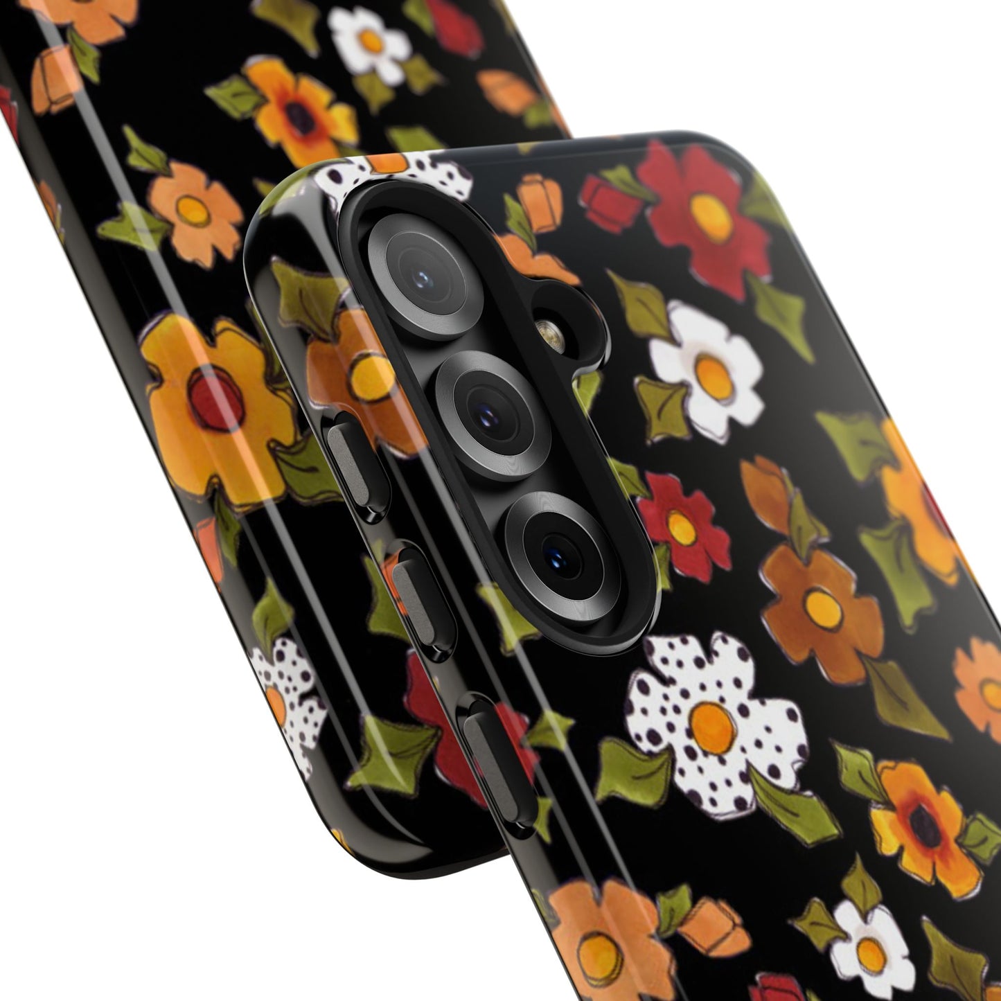 Spice Posie Black Phone Case