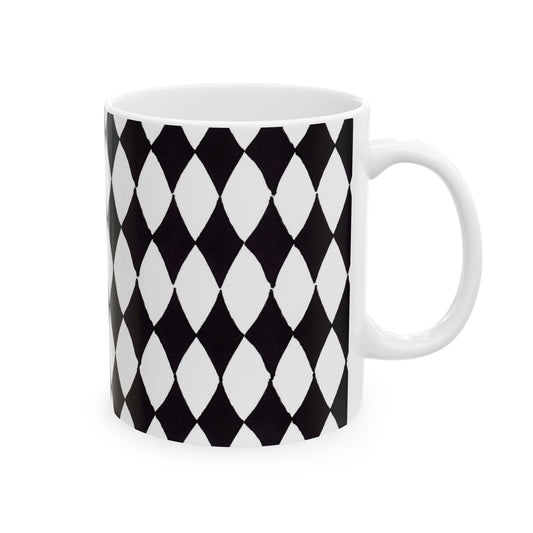 Diamond White / Black Cup