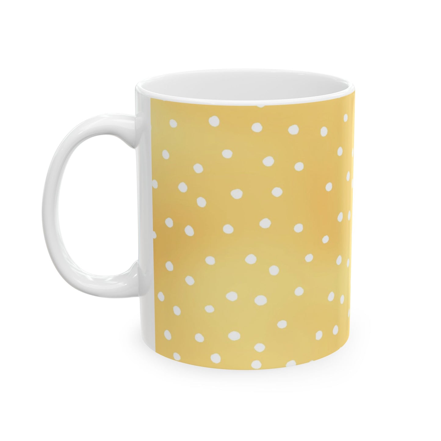 Dinky Dots Sunshine / White Cup