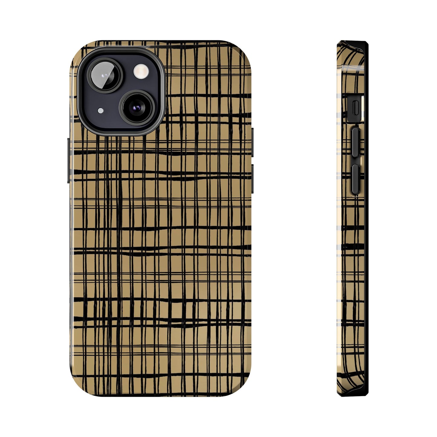 Doggie Fence Tan Phone Case