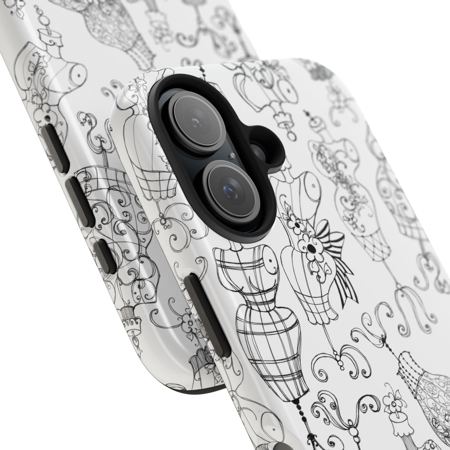 Mannequinique White / Black Phone Case