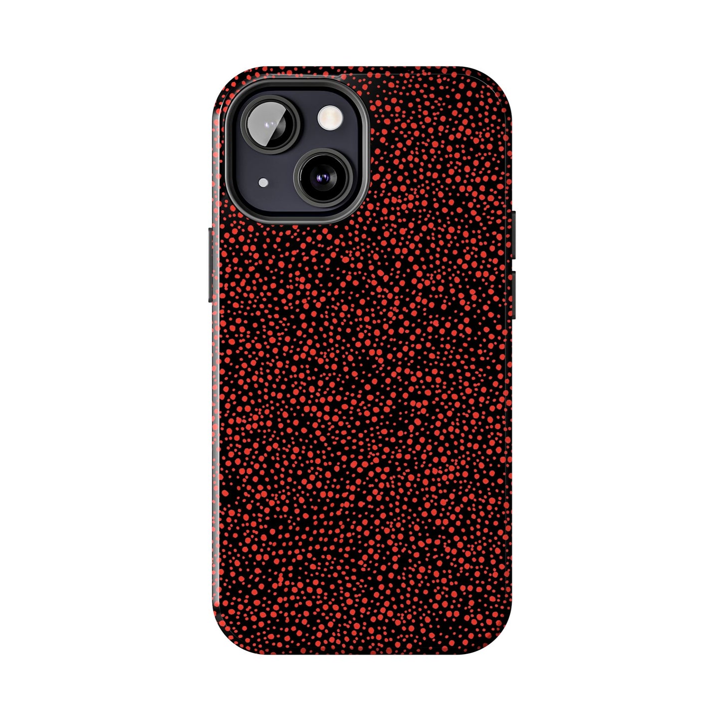 Confetti Red / Black Phone Case