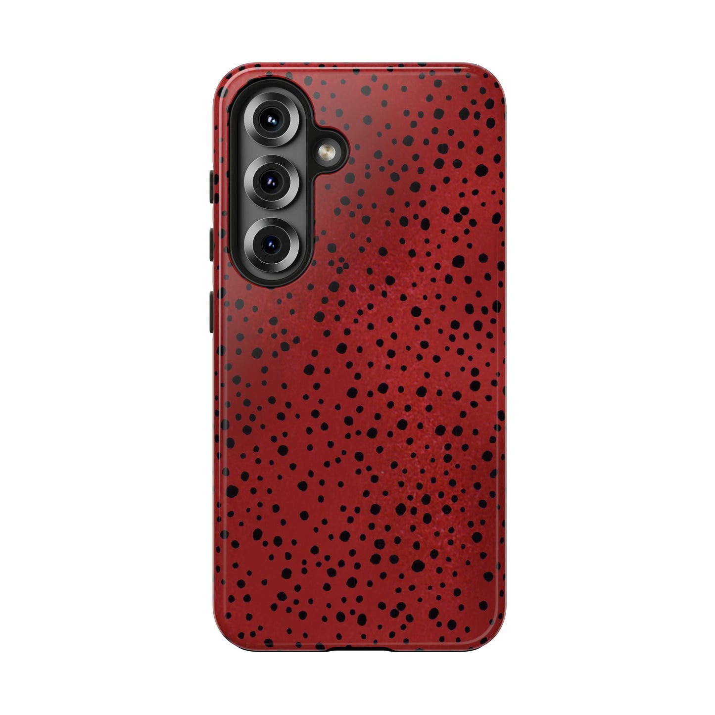 Pepper Dots Red / Black Phone Case