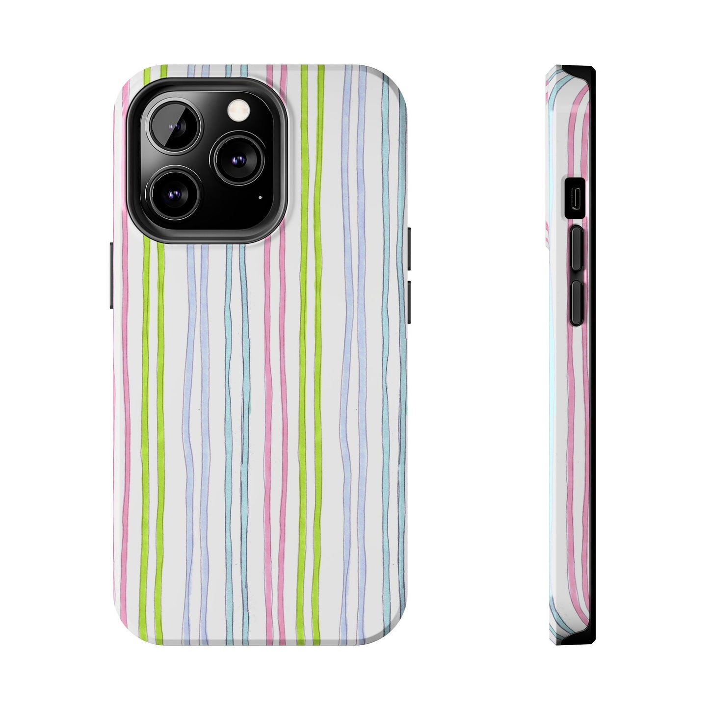 Belle Stripe White Phone Case