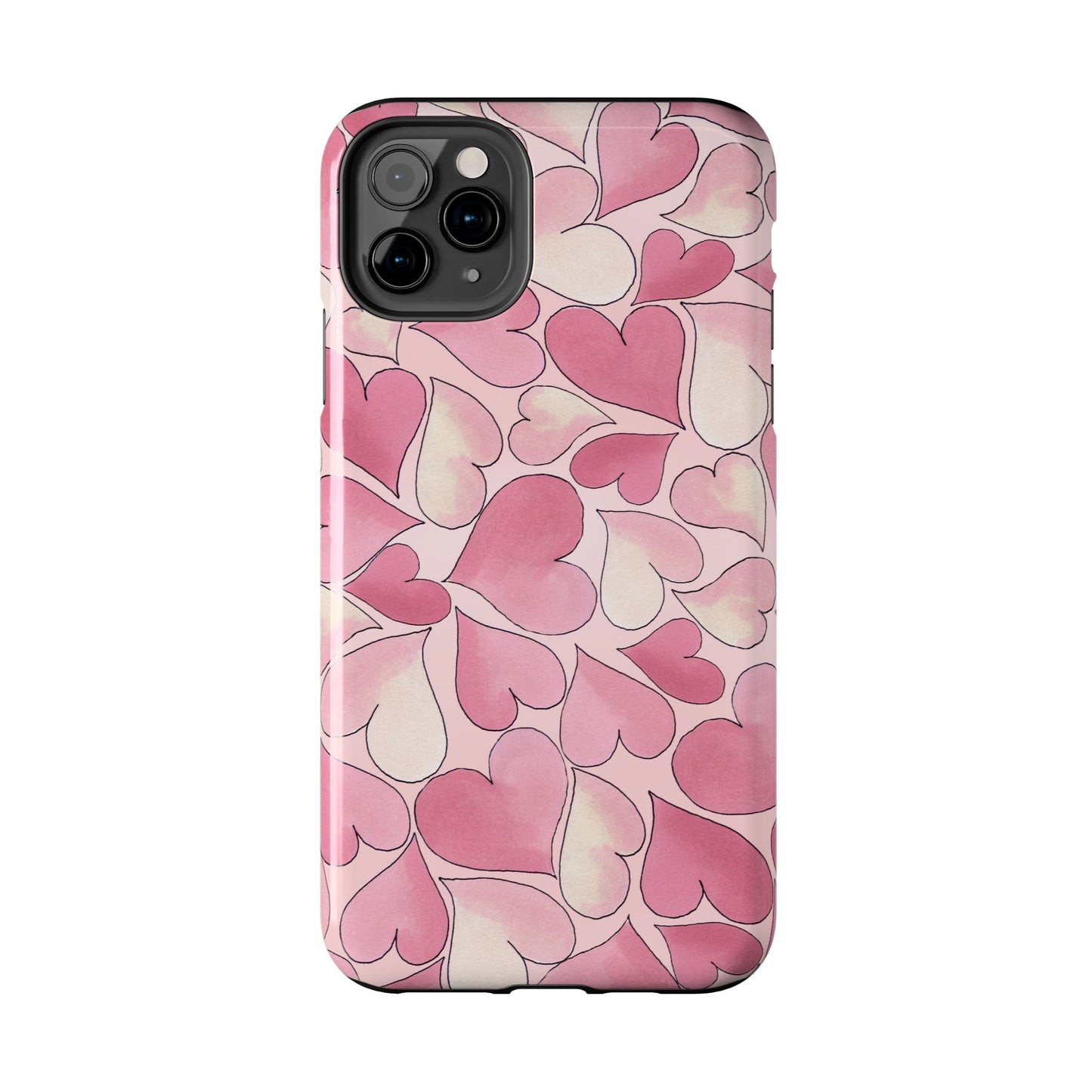 Hearts Pink Sky Phone Case