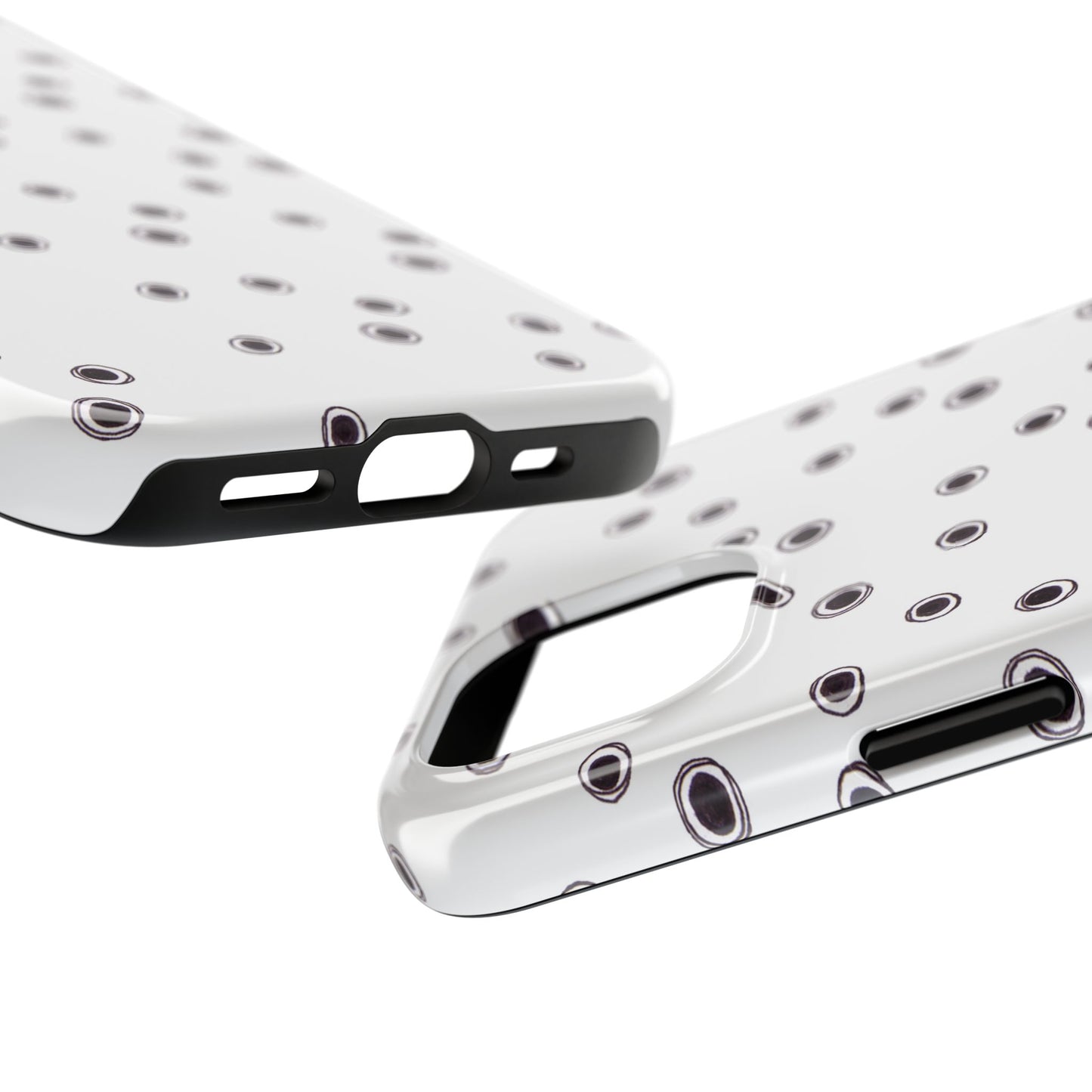 Halo Dots White Phone Case