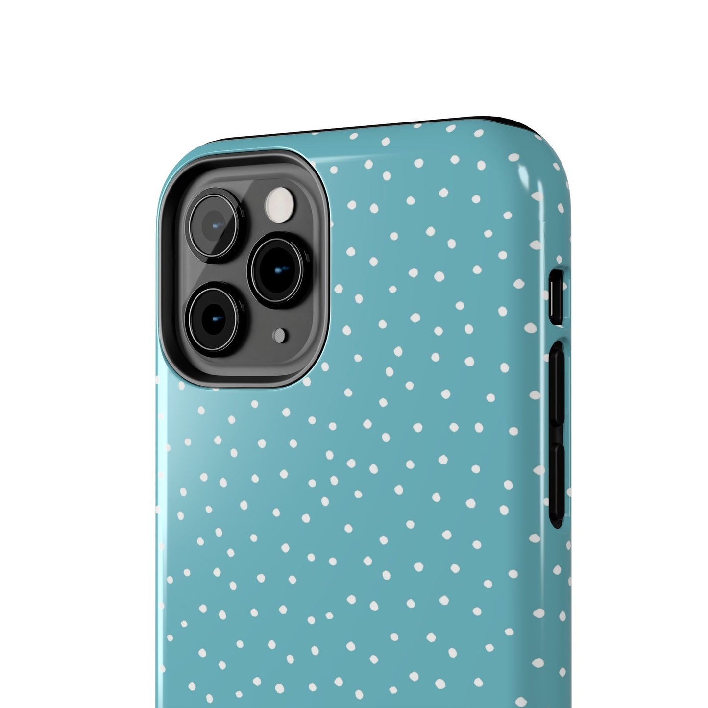 Dinky Dots Turquoise / White Phone Case
