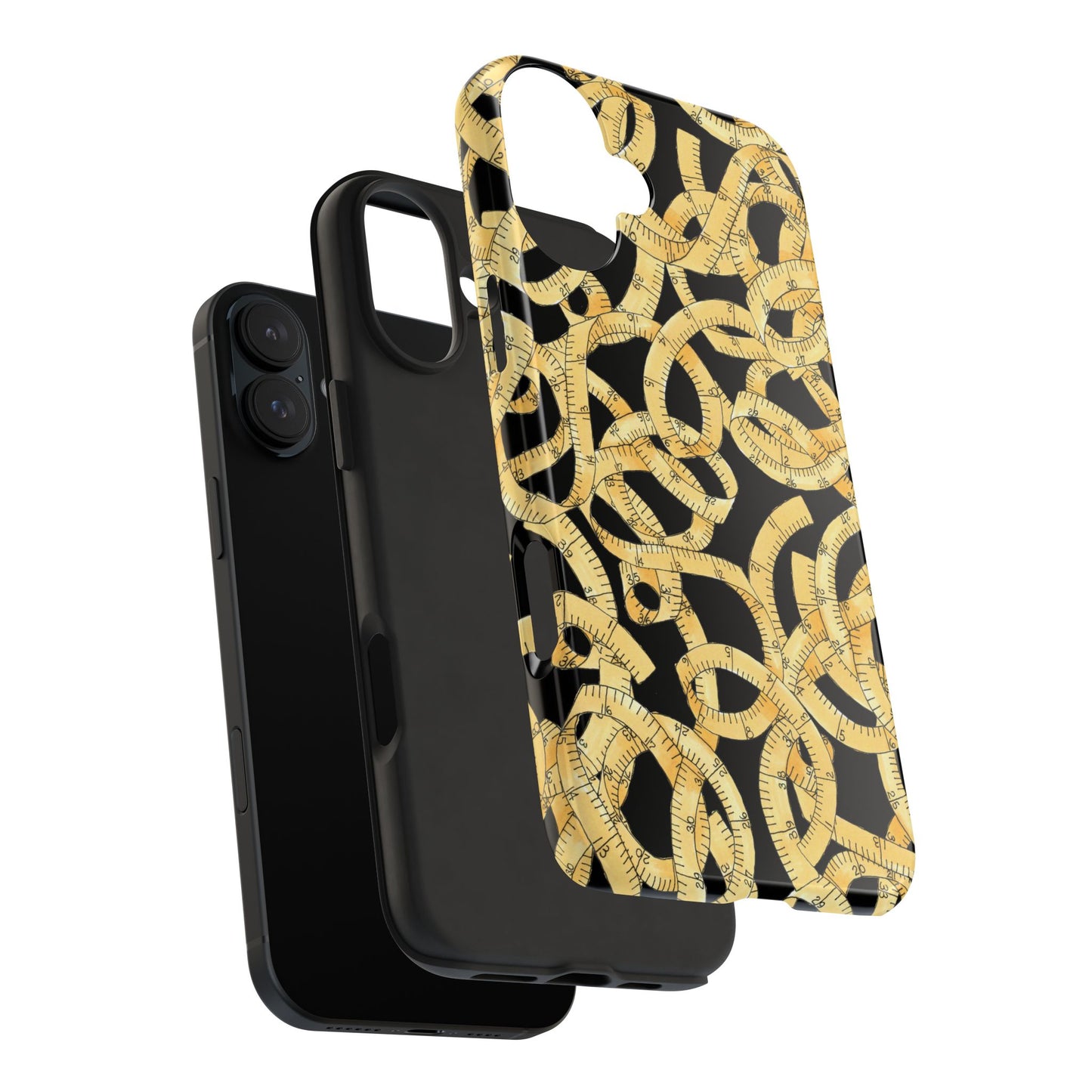 Tape Tangle Black Phone Case
