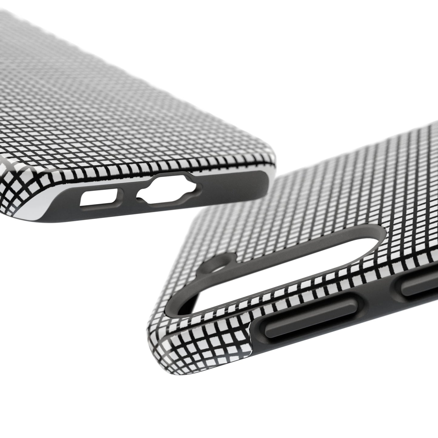 Chipper Check Black Phone Case