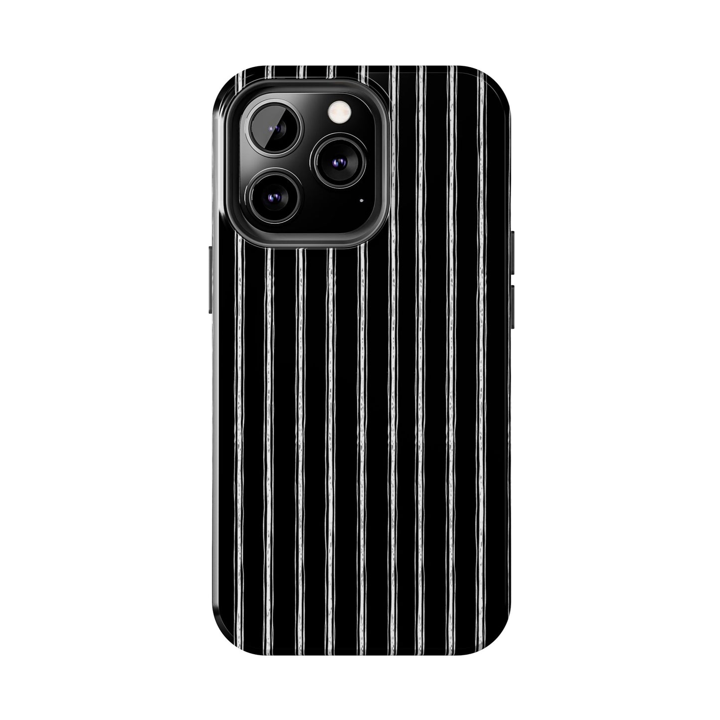 Napkin Stripe Black / White Phone Case