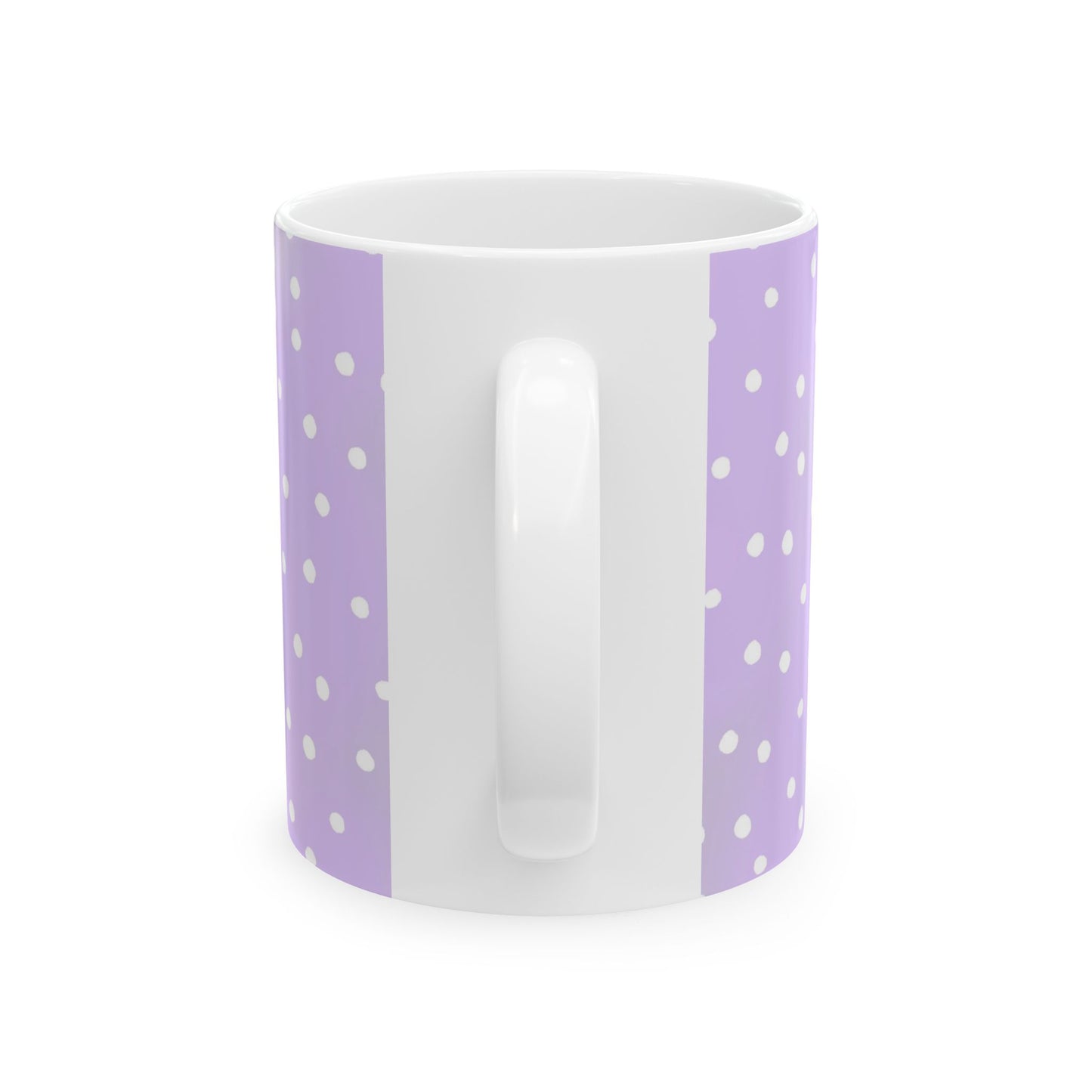 Dinky Dots Lilac / White Cup
