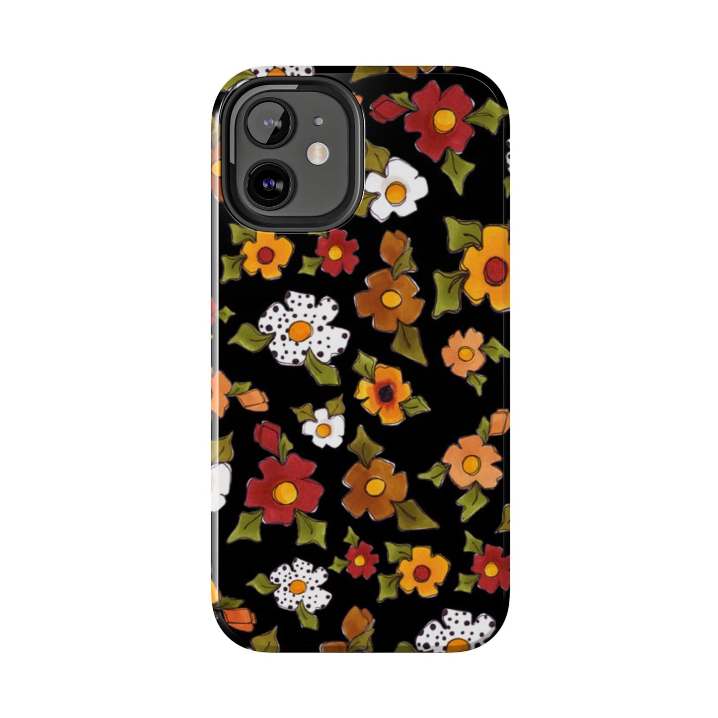 Spice Posie Black Phone Case