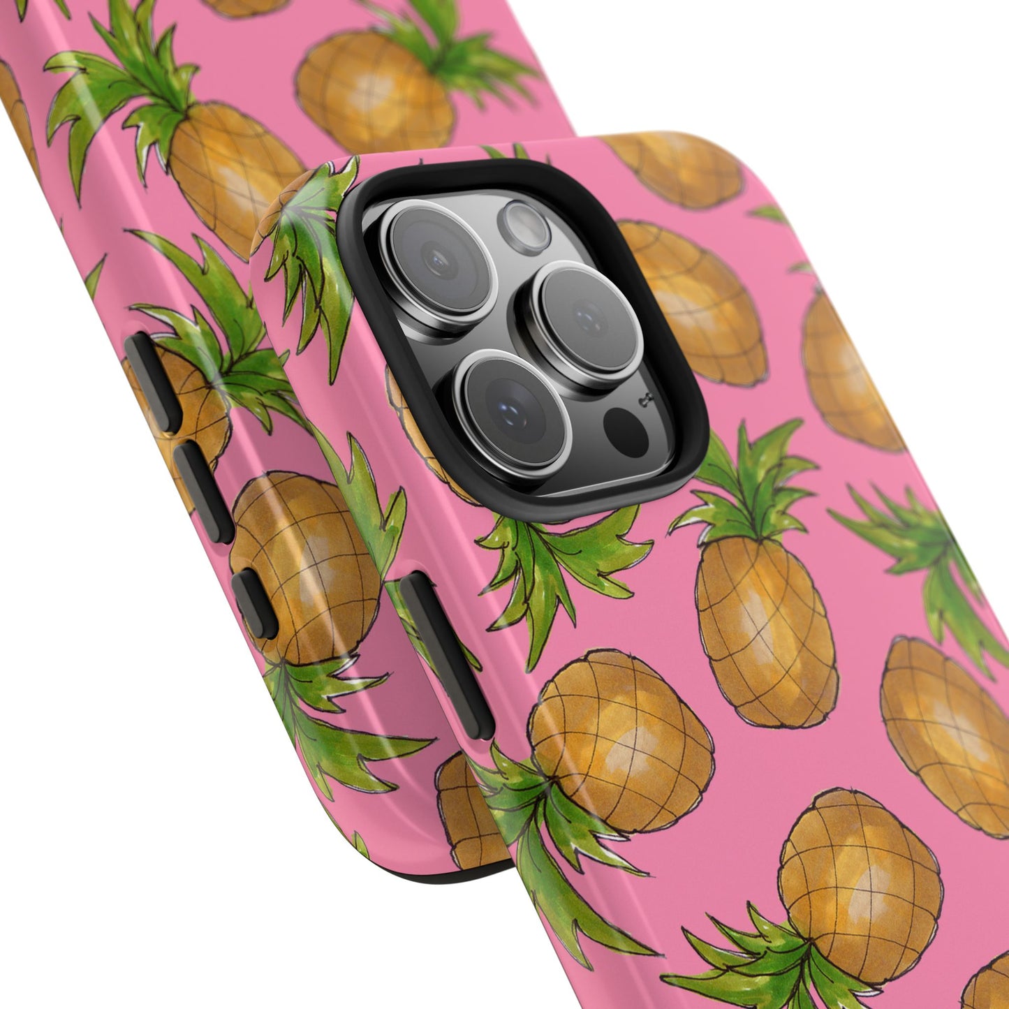 Pineapple Toss Pink Phone Case