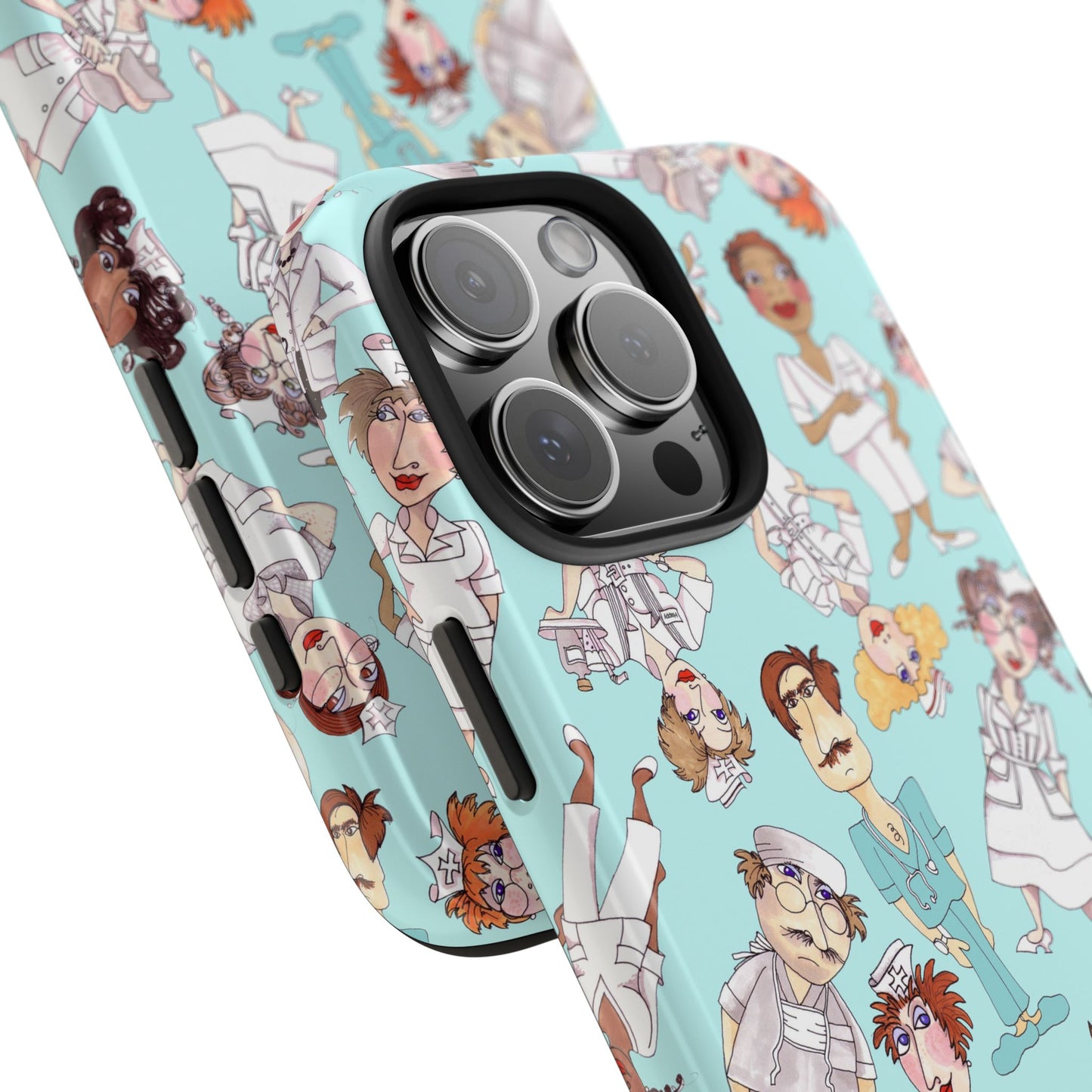 Happy Staff Aqua Phone Case