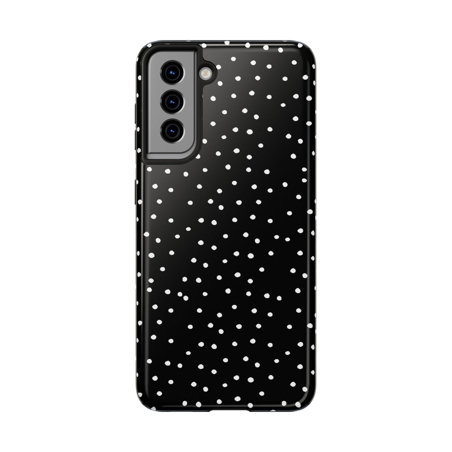 Dinky Dots Black / White Phone Case