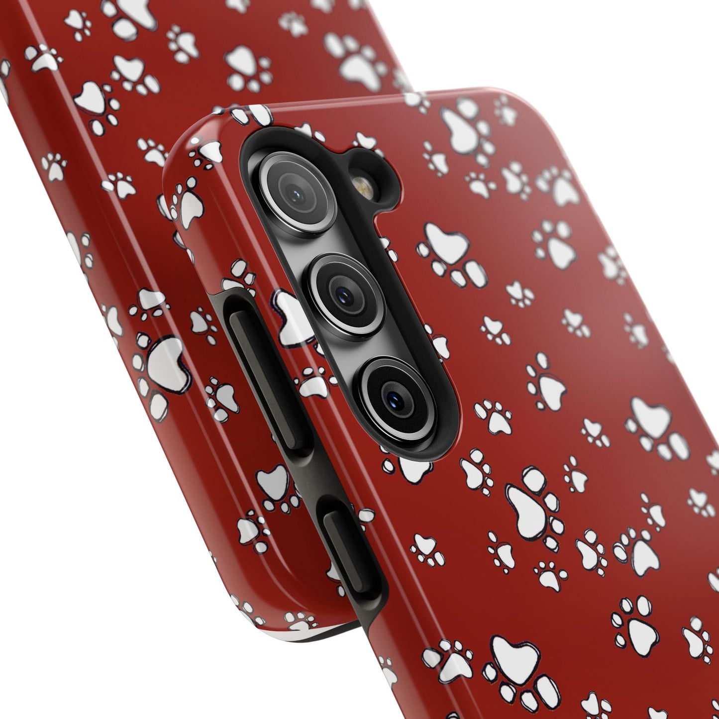 Paw Flakes Red Phone Case